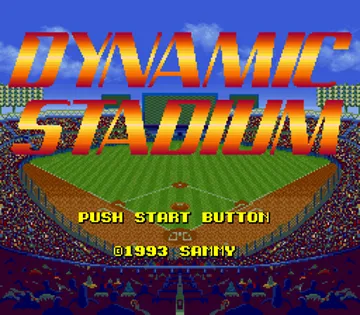 Dynamic Stadium (Japan) screen shot title
